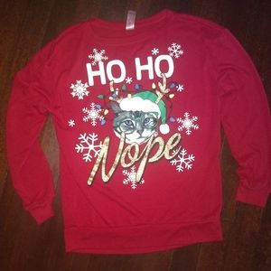 GRUMPY CAT CHRISTMAS SWEATER - XS // Cute Xmas Funny Winter